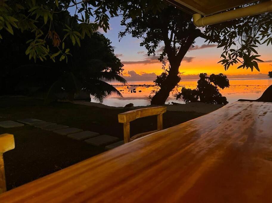 Bungalow Tiarii, Avec Acces Direct A Une Plage Privee Tevaitoa Ngoại thất bức ảnh