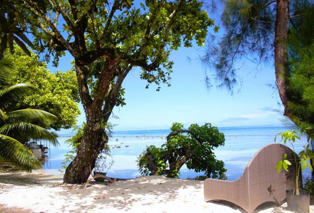 Bungalow Tiarii, Avec Acces Direct A Une Plage Privee Tevaitoa Ngoại thất bức ảnh